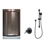 900x 900mm Angle ShowerBox Combo+ Round Series